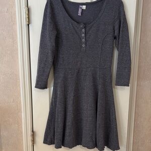 Alya Heather Gray Knit Top